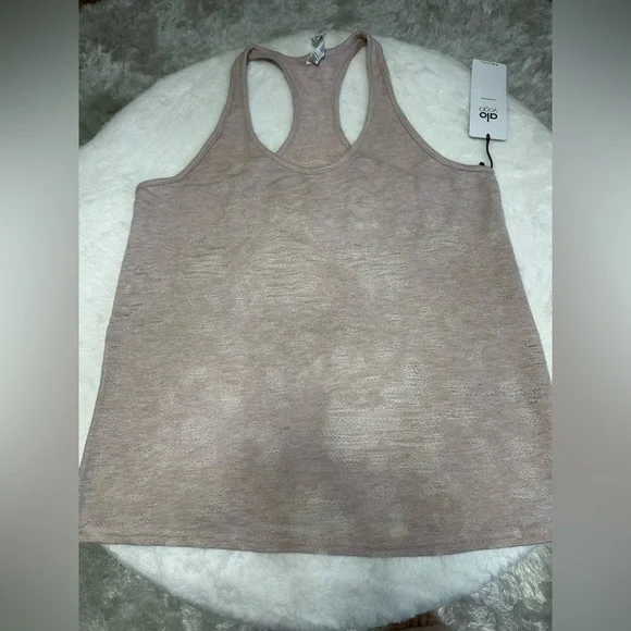ALO Yoga Mauve Tank Top - Picture 1 of 8